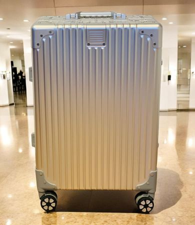 100% ALU Kabinengepäck TSA gateBAG SILBER S 55CM NEU