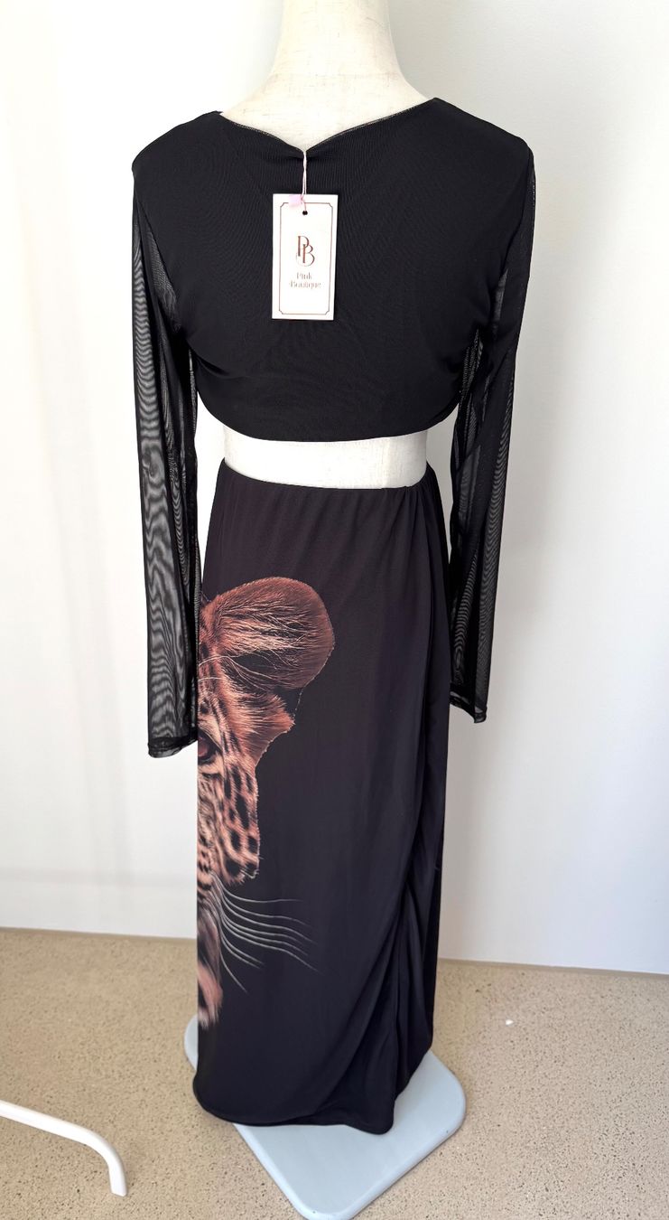 Lots de vêtements: Black Leopard Print Maxi Co-ord set – Neuf avec emballage d'origine à Zürich par di_archive 4