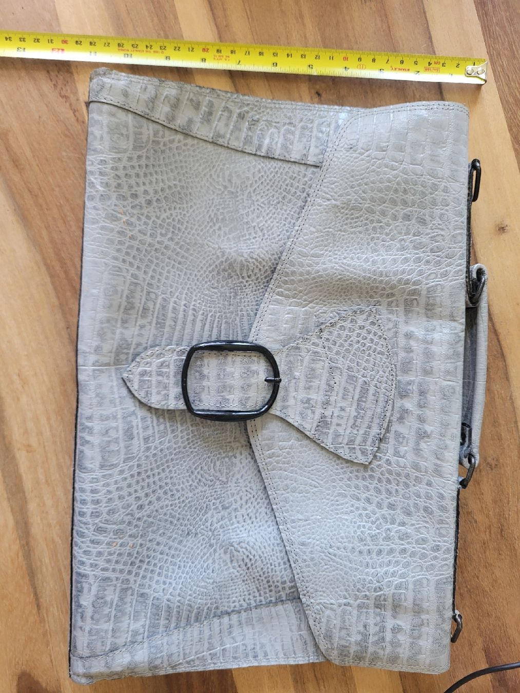 Borse da donna: Tasche krokoprint Grau  – Usato da Dübendorf venduto da rol_fm6d 3