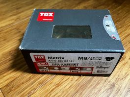 TOX METRIX Messingdübel M8x28, 25 Stk. nagelneu!