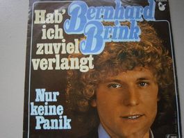 Vinyl-Single Bernhard Brink - Hab ich zuviel verlangt