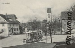 Bertiswil LU Rothenburg Post Auto nach Beromünster ca. 1920
