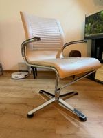 Züco Office Chair beige chrome frame