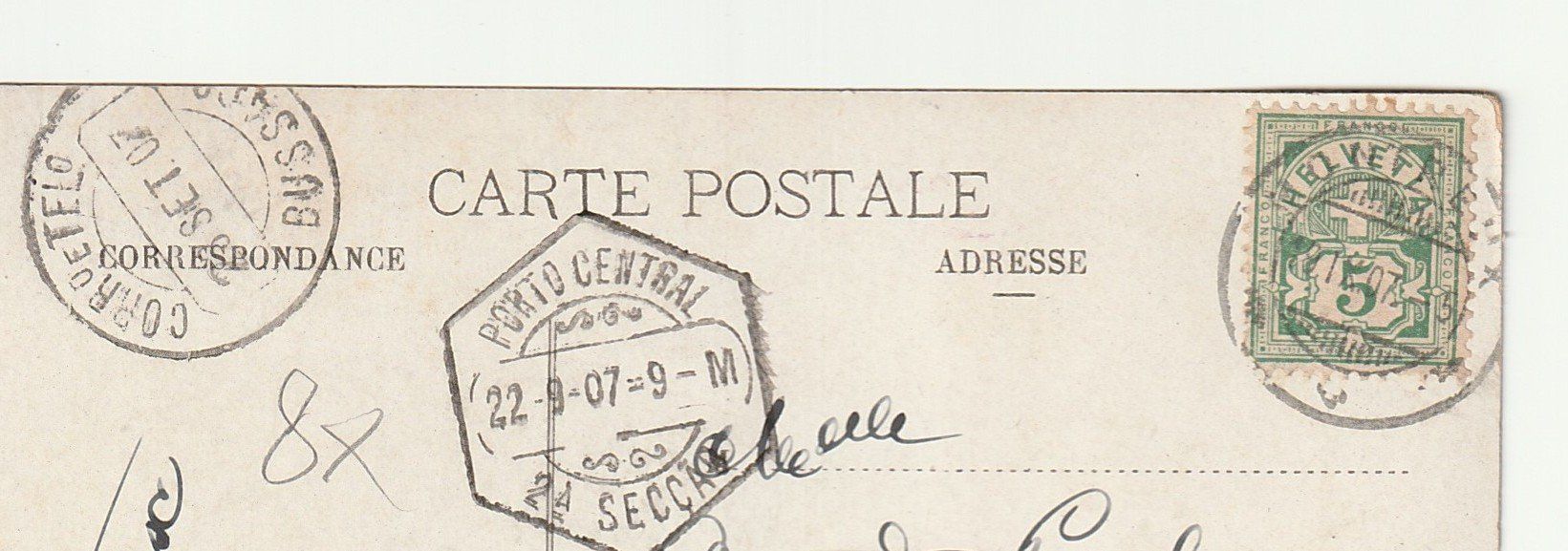 Cartes postales: Ansichtskarte Schloss Chillon 22.09.1907 – D'occasion à St. Gallen par Ricardo_Deals 2