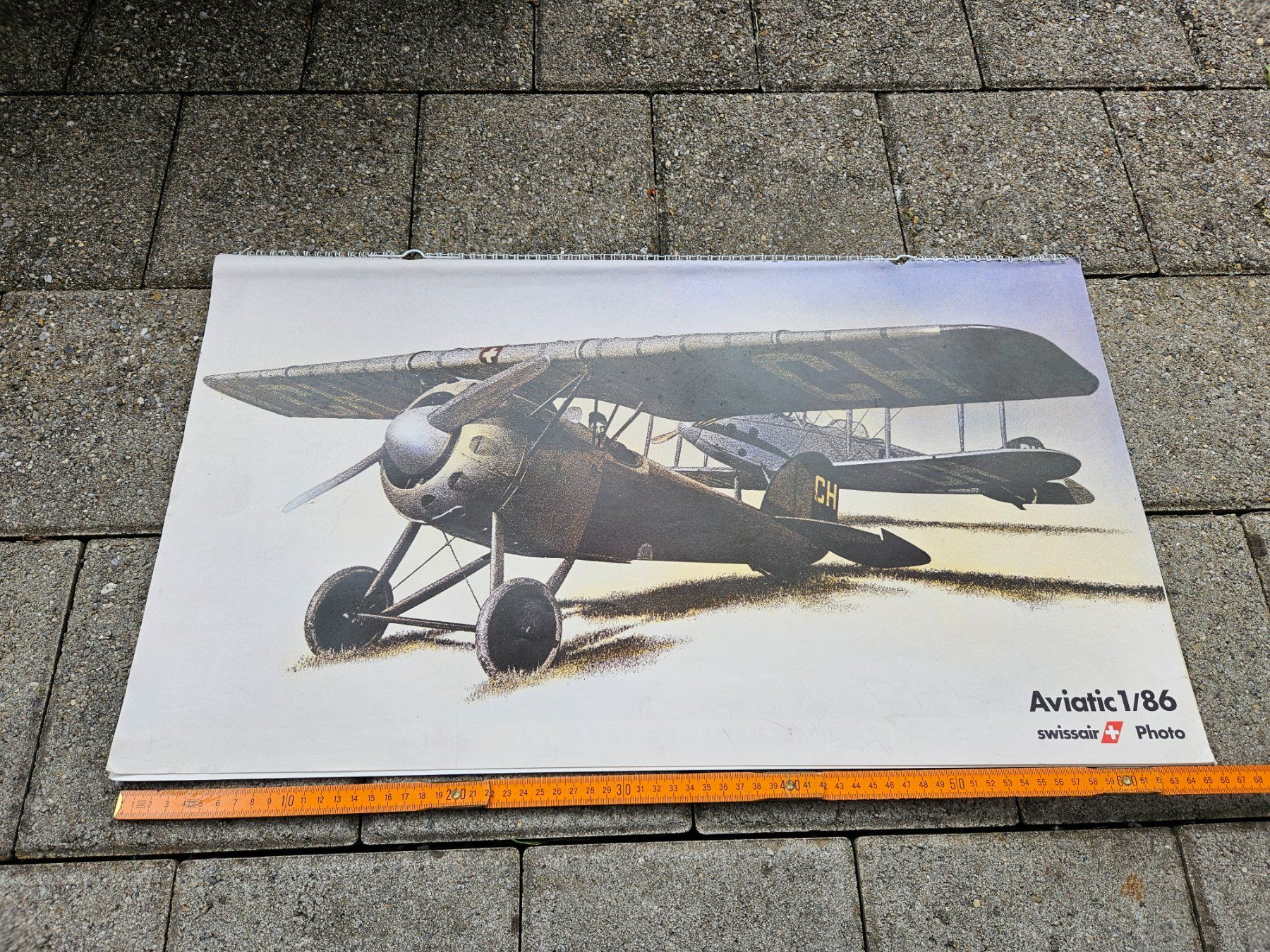 Calendari: 6 Stück Swissair Aviatic Kalender – Usato da Haslen GL venduto da Sandra40 2