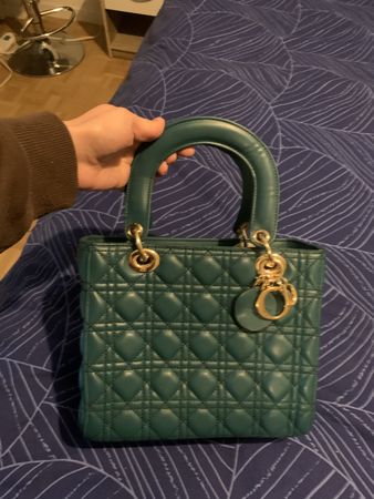 Borsa Lady media verde acqua