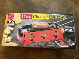 H'eat Cheese! Tisch-Raclette Ofen, neu, nie benutzt.