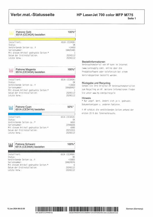 HP LaserJet 700 Color MFP M775 | Kaufen auf Ricardo