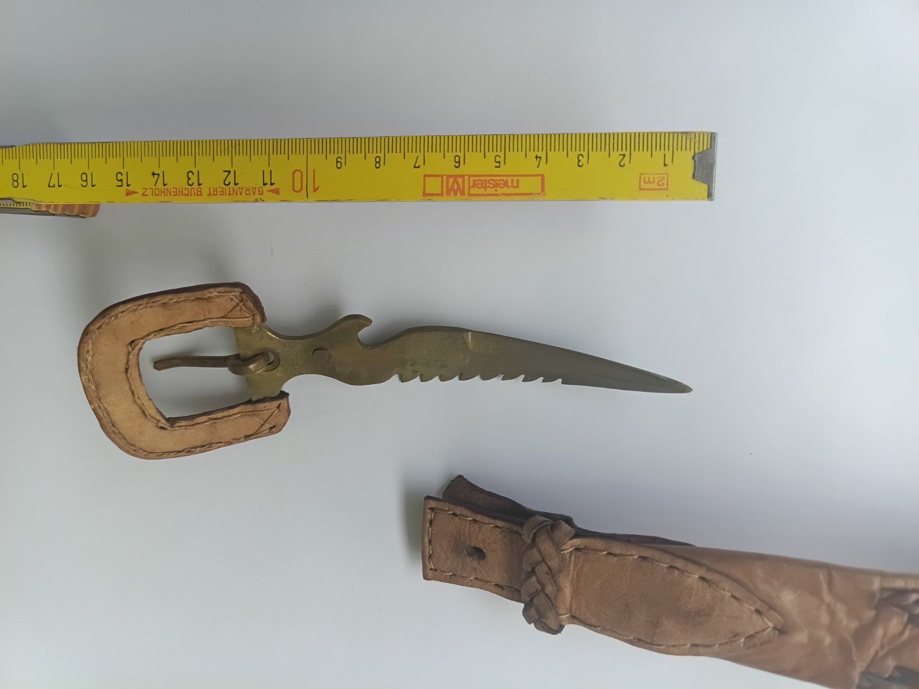 Cinture: Ledergürtel mit Webmuster und Messer-Schnalle – Nuovo e nell'imballaggio originale da Wängi venduto da Ladys_First 8