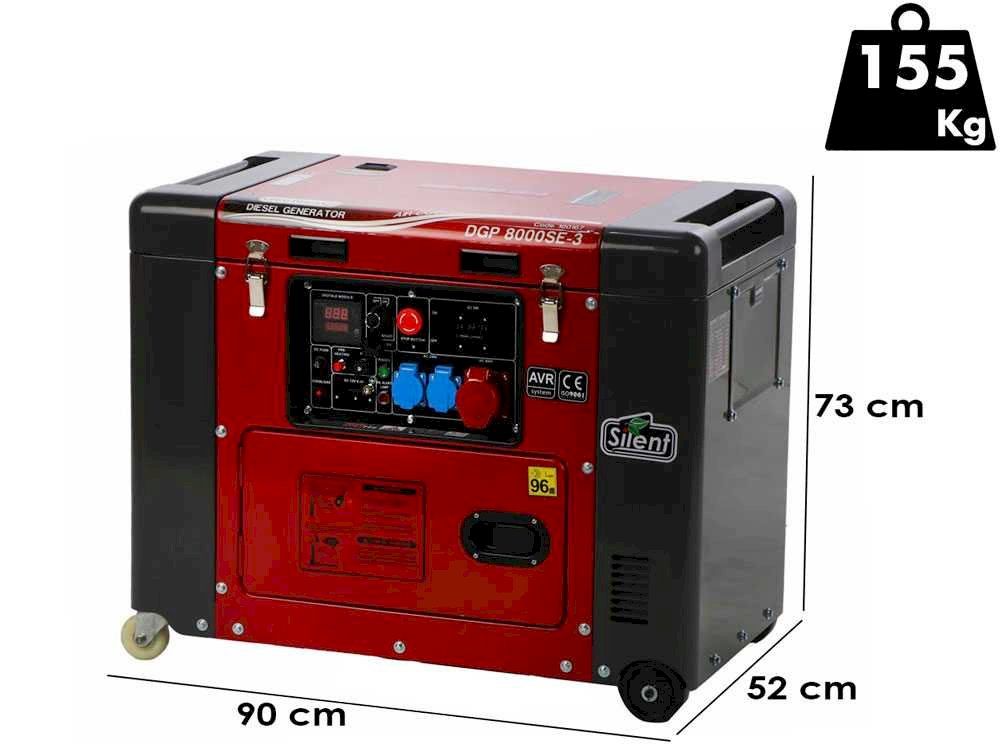 Generatori di corrente: GeoTech DGP8000SE-3 + ATS Stromerzeuger – Nuovo e nell'imballaggio originale da Bottighofen venduto da zaap 1