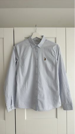 Blaues US Polo Asssn. Hemd, Grösse M, Top Zustand!