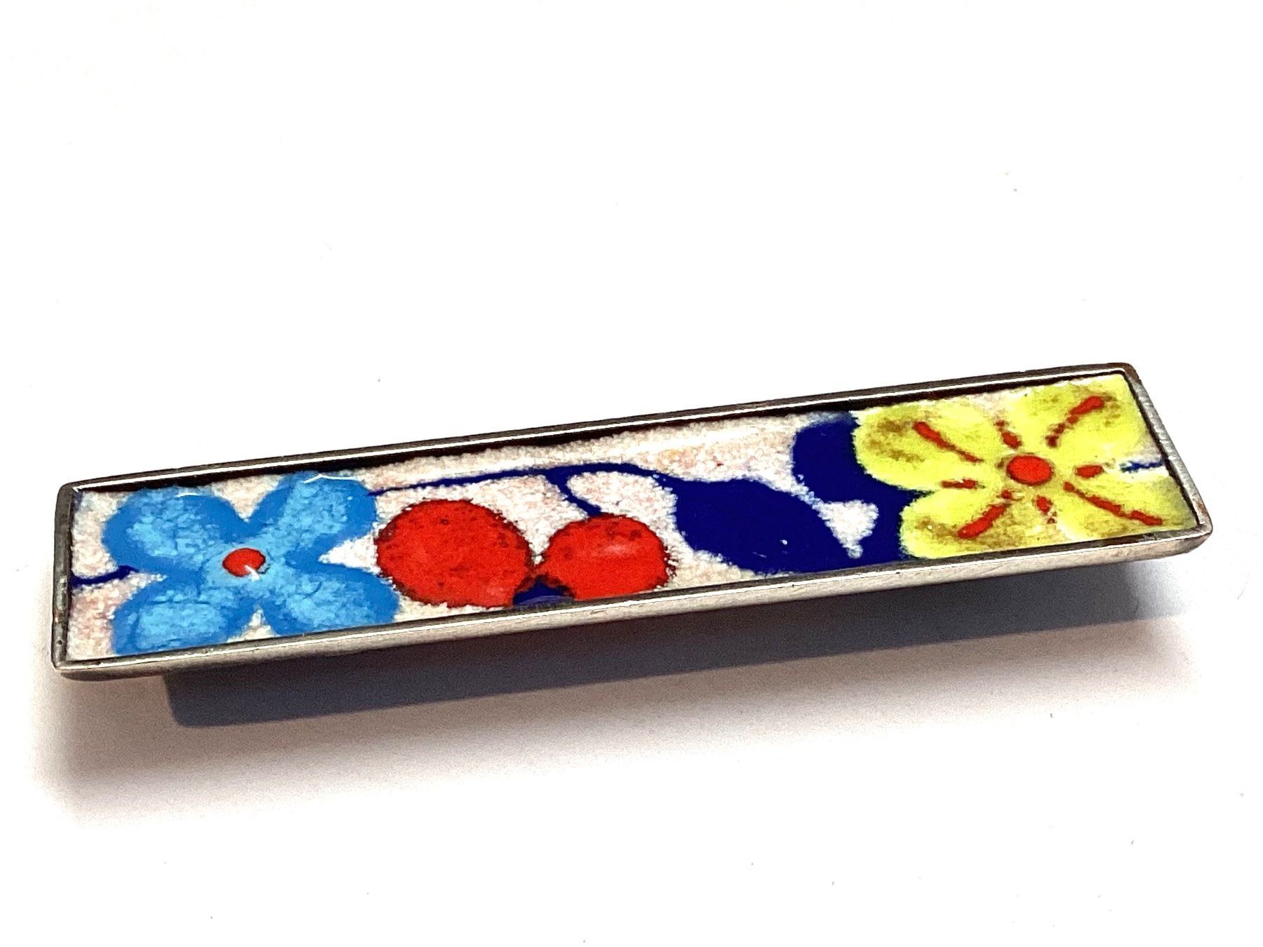 Broschen & Nadeln: Original Brosche Emaille von Perli, Schwäbisch Gmünd, 50er – Gebraucht aus Eglisau von mar_5rn2