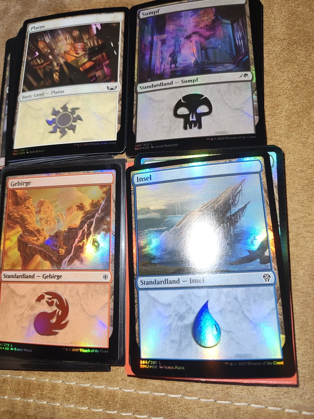 Cartes: foil mtg Karten uncommon common länder – D'occasion à Itingen par LucaB02 4