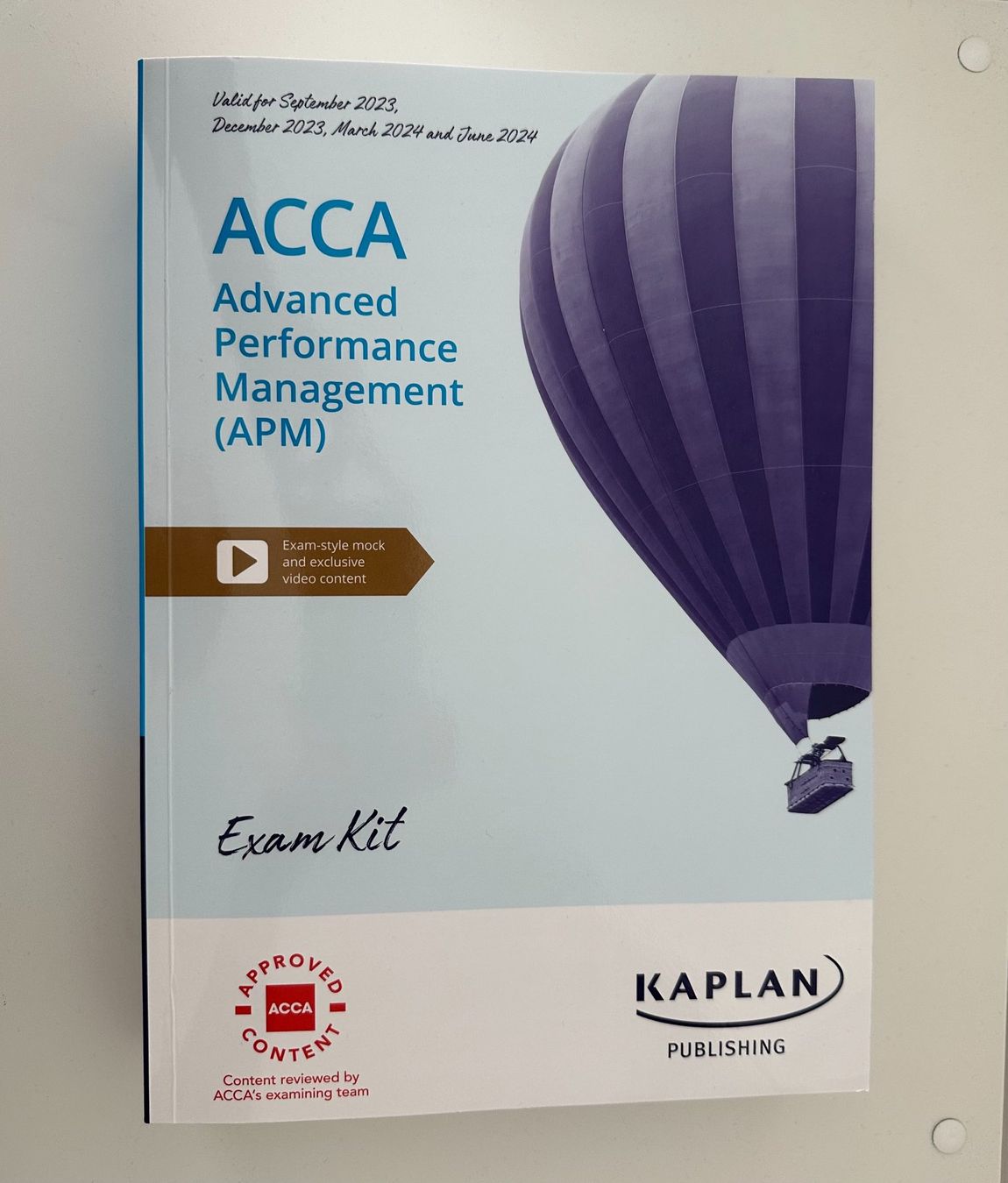 Libri: ACCA Study Materials - APM Advanced Performance Management – Usato da Zürich venduto da buc_bmc7 2