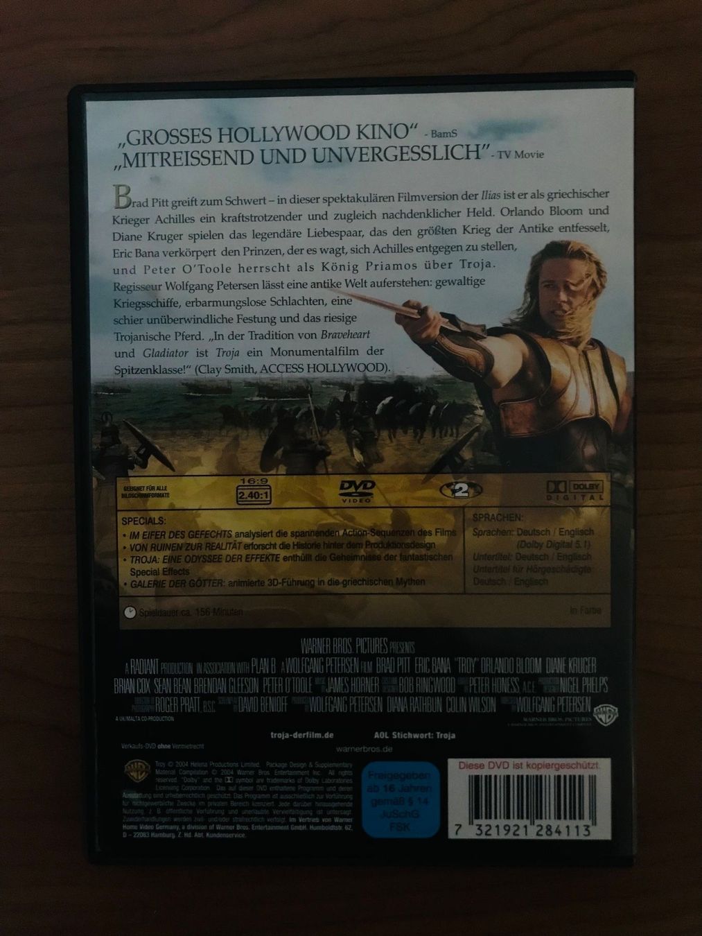 Alle DVDs: Troja – Gebraucht aus Richigen von Pfuschi8 1
