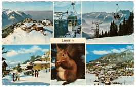 Leysin - 6 Bild AK
