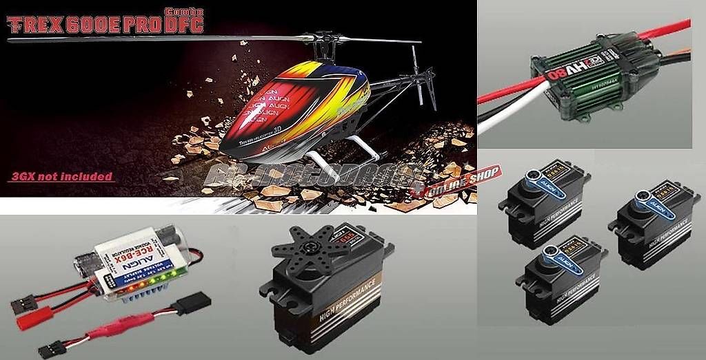 Align Modellismo RC: Align TRex 600E Pro DFC Super Combo – Nuovo (secondo la descrizione) da Heerbrugg venduto da ral_5pd5 1