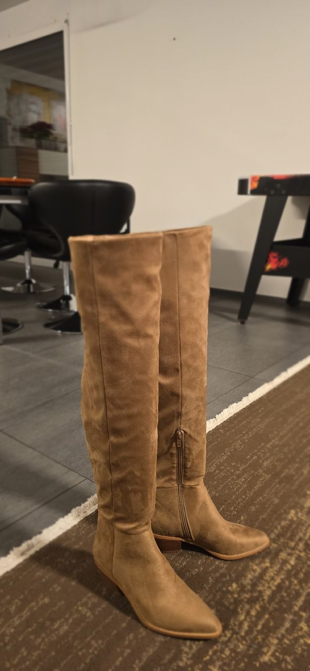 Anna Field Scarpe da donna: Damens Overknee Stiefel Beige 36 – Nuovo (secondo la descrizione) da Baden venduto da slaesh 1