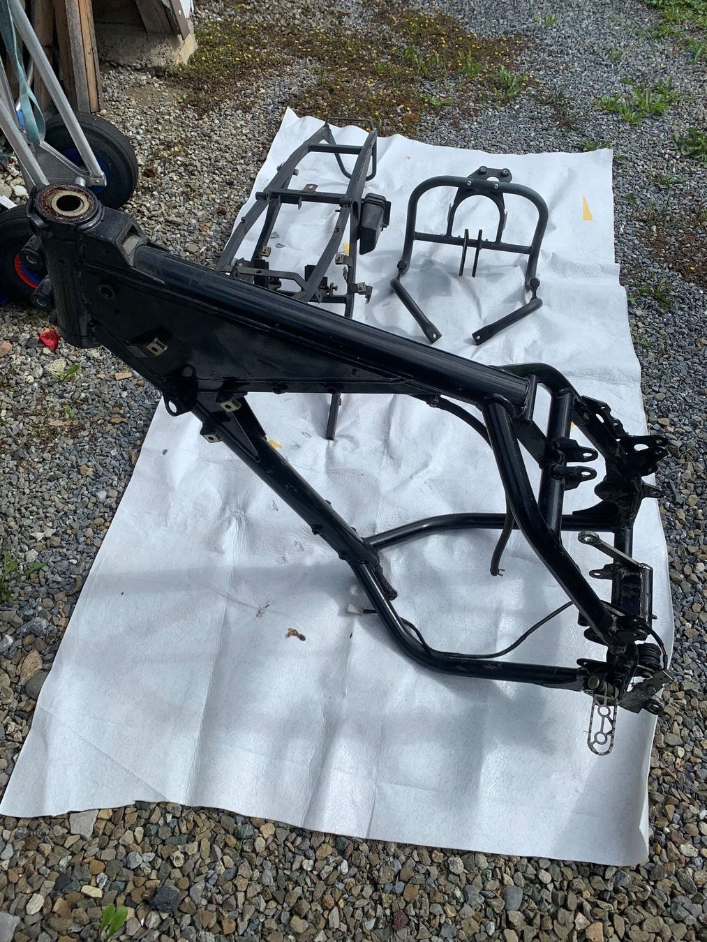 Mz Tutti i ricambio per moto: Rahmen MZ Baghira – Usato da Seon venduto da guzzipower