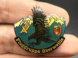Vintage-Brosche Fluggruppe Oberwallis, pin
