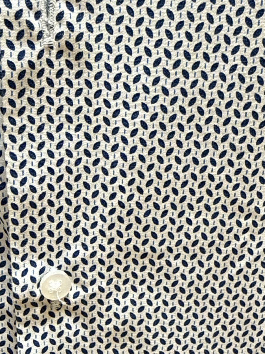 C&A Hemden, T-Shirts & Polos: Hemd gemustert weiss blau Gr. S – Gebraucht aus Rüti ZH von Kiwi02 2