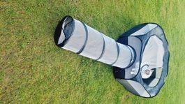 Katzenzelt mit Tunnel - Idealer Sommerspass für Ihre Katze!