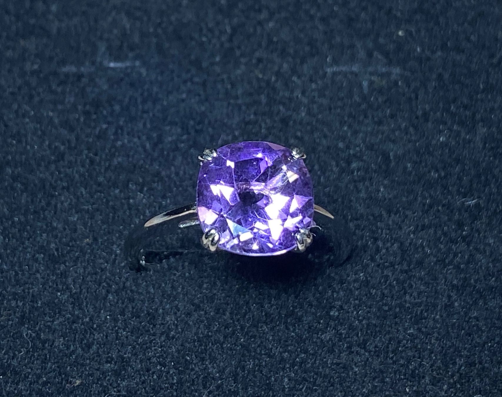 Ringe: Amethyst Ring Silber 925 vergoldet 💎✨ – Neu und originalverpackt aus Laax GR von Kiki-Kingdom2