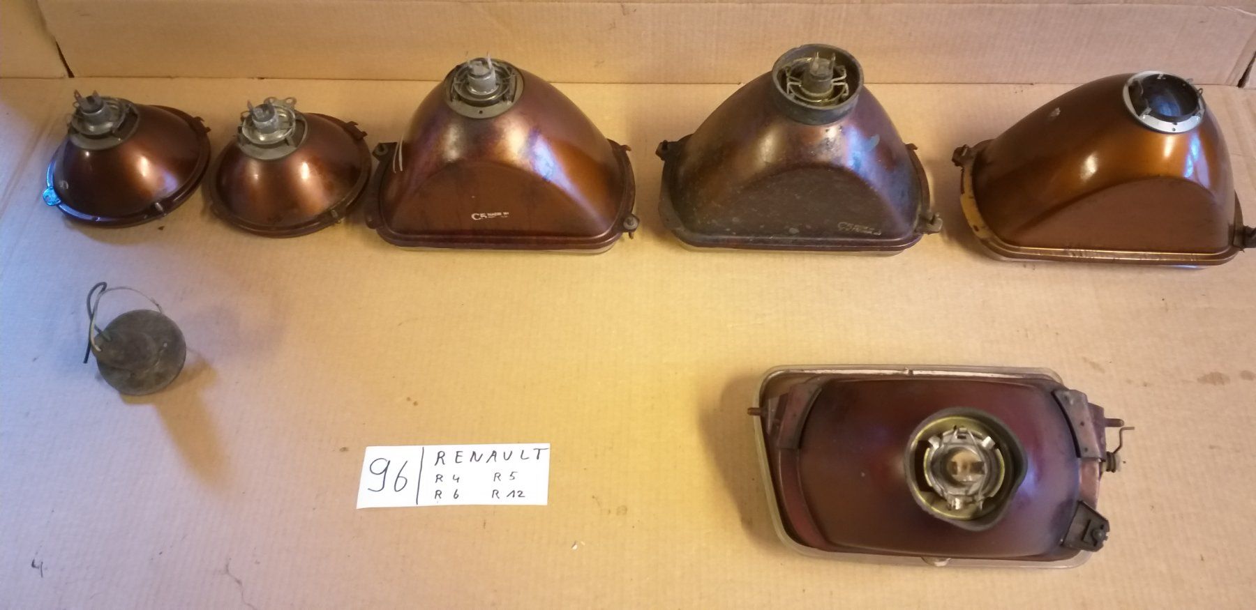 Fari: RENAULT / R4 / R5 / R6 / R12  OLDTIMER  PHARES – Usato da cortébert venduto da rlv 7