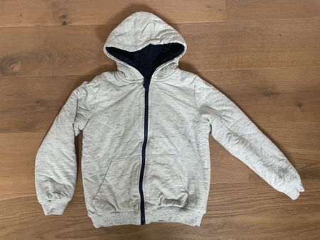 Sweatjacke mit Teddyfutter