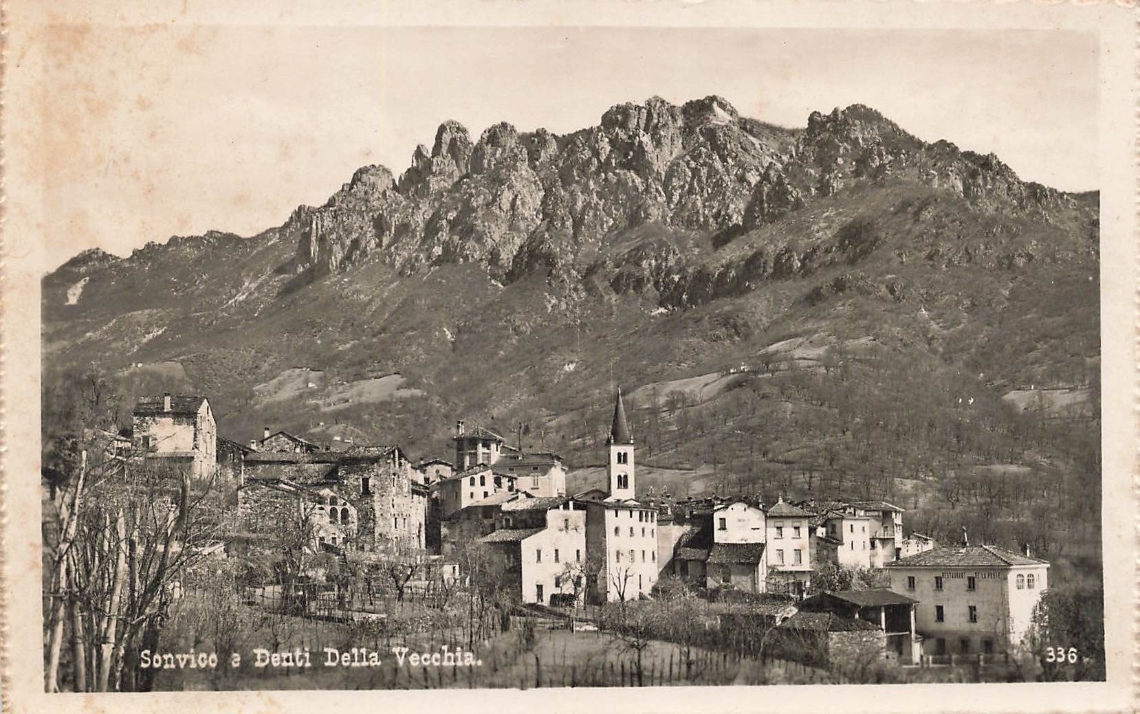 Cartoline postali: Sonvico (TI) Denti della Vecchia – Usato da Biasca venduto da Blenio71