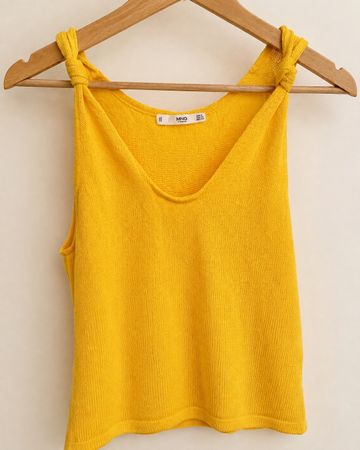 MNG Tanktop gelb Grösse S guter Zustand
