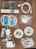 Sammlung Kabel und Elektrozubehör