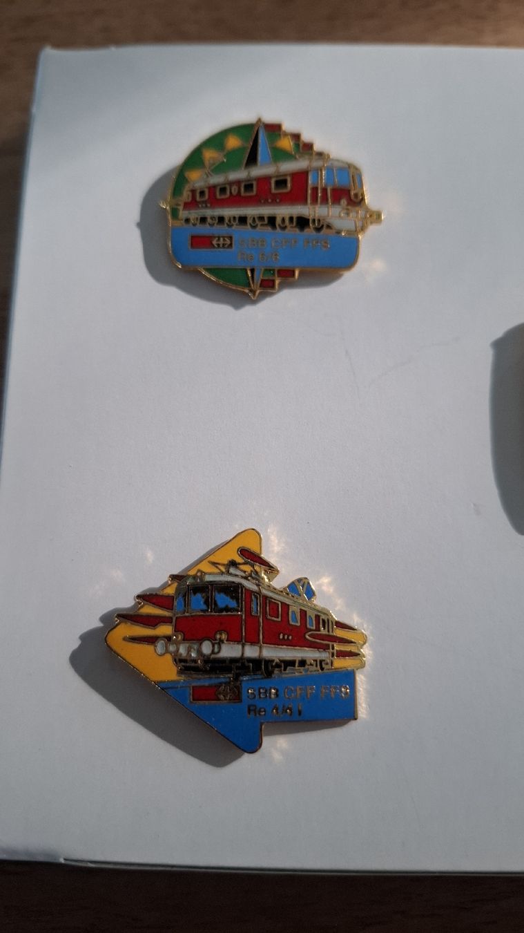 SBB/CFF/FFS Placchette & Badge: SBB Pins Sammlung - Eisenbahn - im Set! – Nuovo (secondo la descrizione) da Luzern venduto da nikey01 1