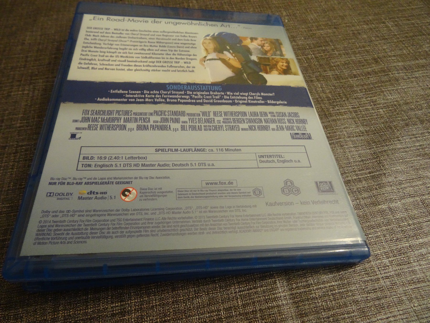 Alle DVDs: Der grosse Trip Wild Blu-ray Reese Witherspoon – Gebraucht aus Olten von Disc-Verkauf 2