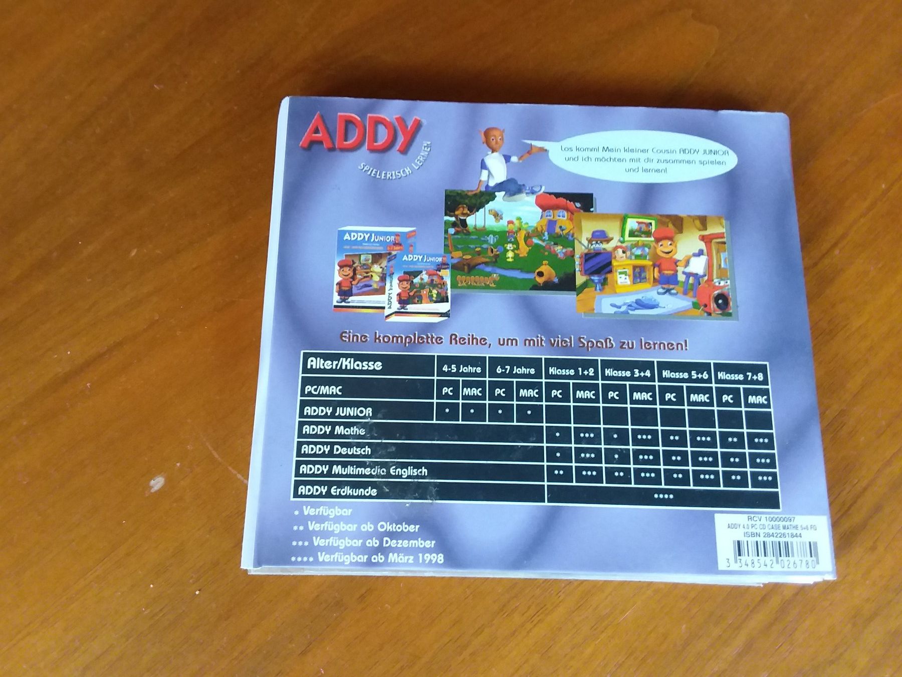 Addy Mathe Lernsoftware, Klasse 5+6, PC CD-ROM, Top Zustand (Gebraucht ...