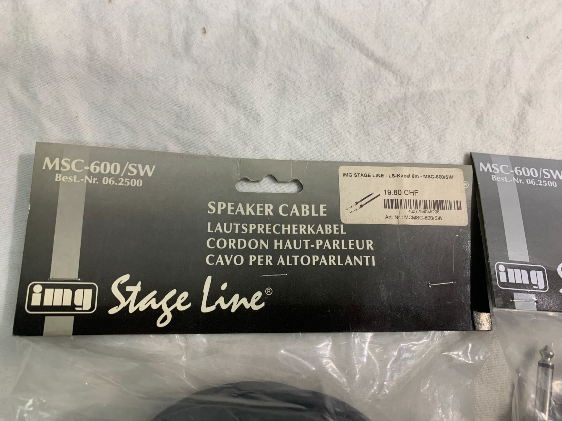 Cavi: 2x Klinken Kabel 6m Monacor (s721) – Nuovo e nell'imballaggio originale da Däniken SO venduto da Profog1 3