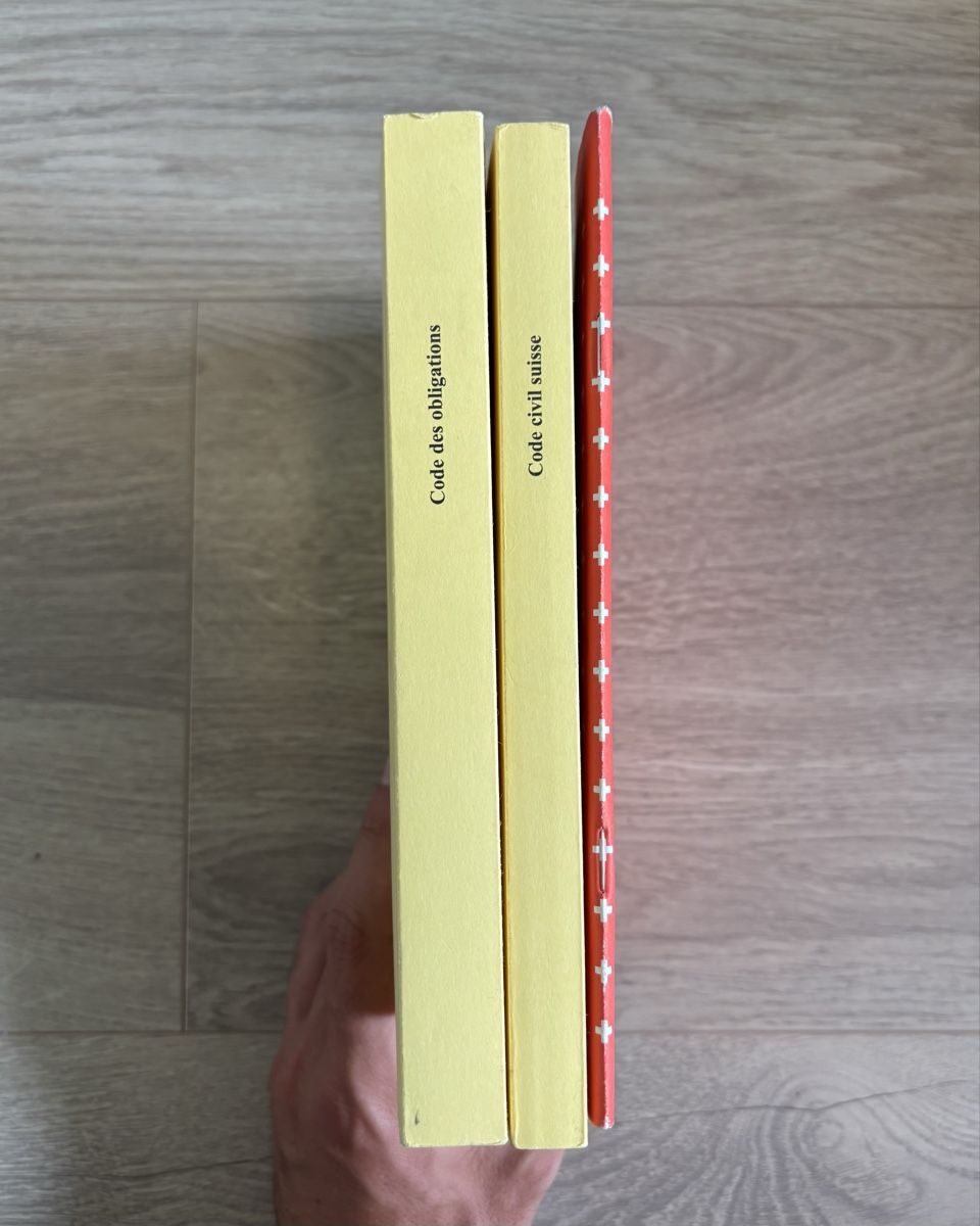 Bücher: Lot Code des obligations, Code civil suisse et Constitution – Gebraucht aus Pâquier-Montbarry von dloic_ 2