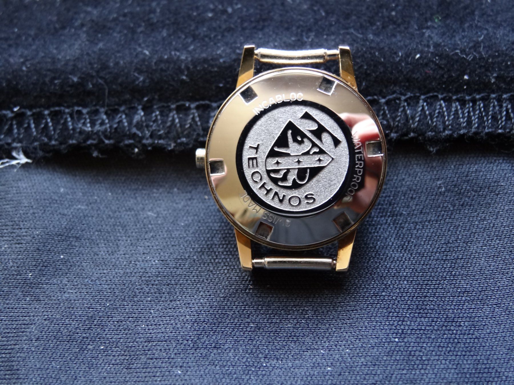 Lampen & Fotografie: boitier de montre swiss made TECHNOS plaqué 20 microns – Neu (gemäss Beschreibung) aus St-Imier von frederique6 2