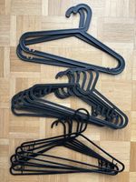Kleiderbügel-Set schwarz – verschiedene Grössen und Modelle