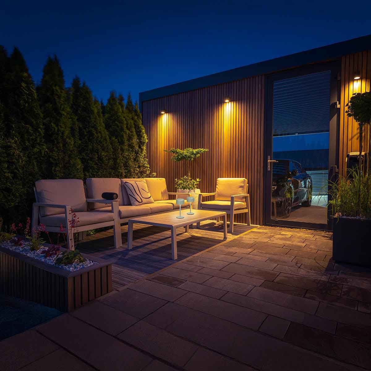 Lampen: LED Aussen Tischleuchte Grün, 22 cm Höhe – Neu (gemäss Beschreibung) aus Kreuzlingen von Smart-Light 1
