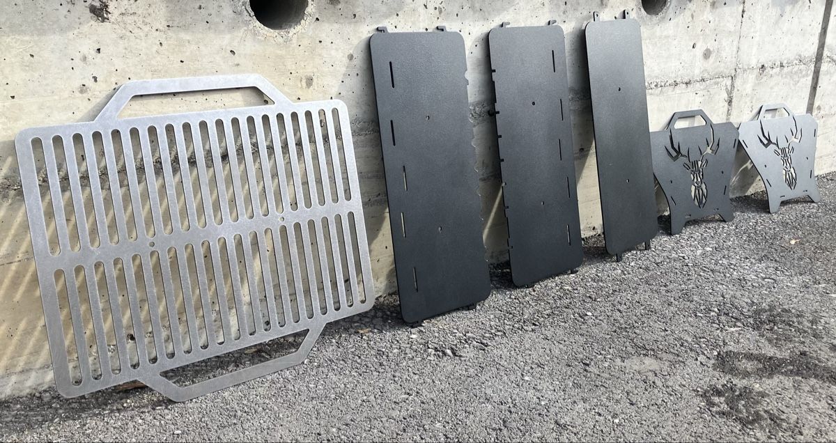 Griglie: Hirschmotiv - Holzkohlegrill – Nuovo (secondo la descrizione) da Wetzikon ZH venduto da M.H88 4