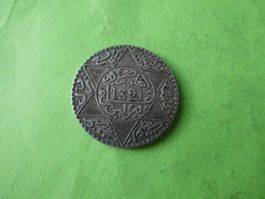 Marokko AH 1321, Silbermünze 6.19 g