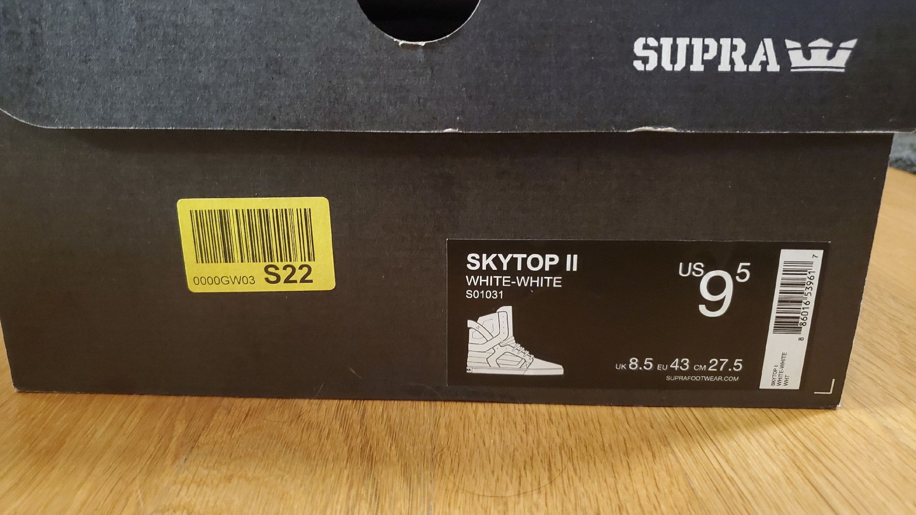 Herrenschuhe: Supra Skytop II weiss Grösse 43 – Gebraucht aus Uster von lof_2xmz 1
