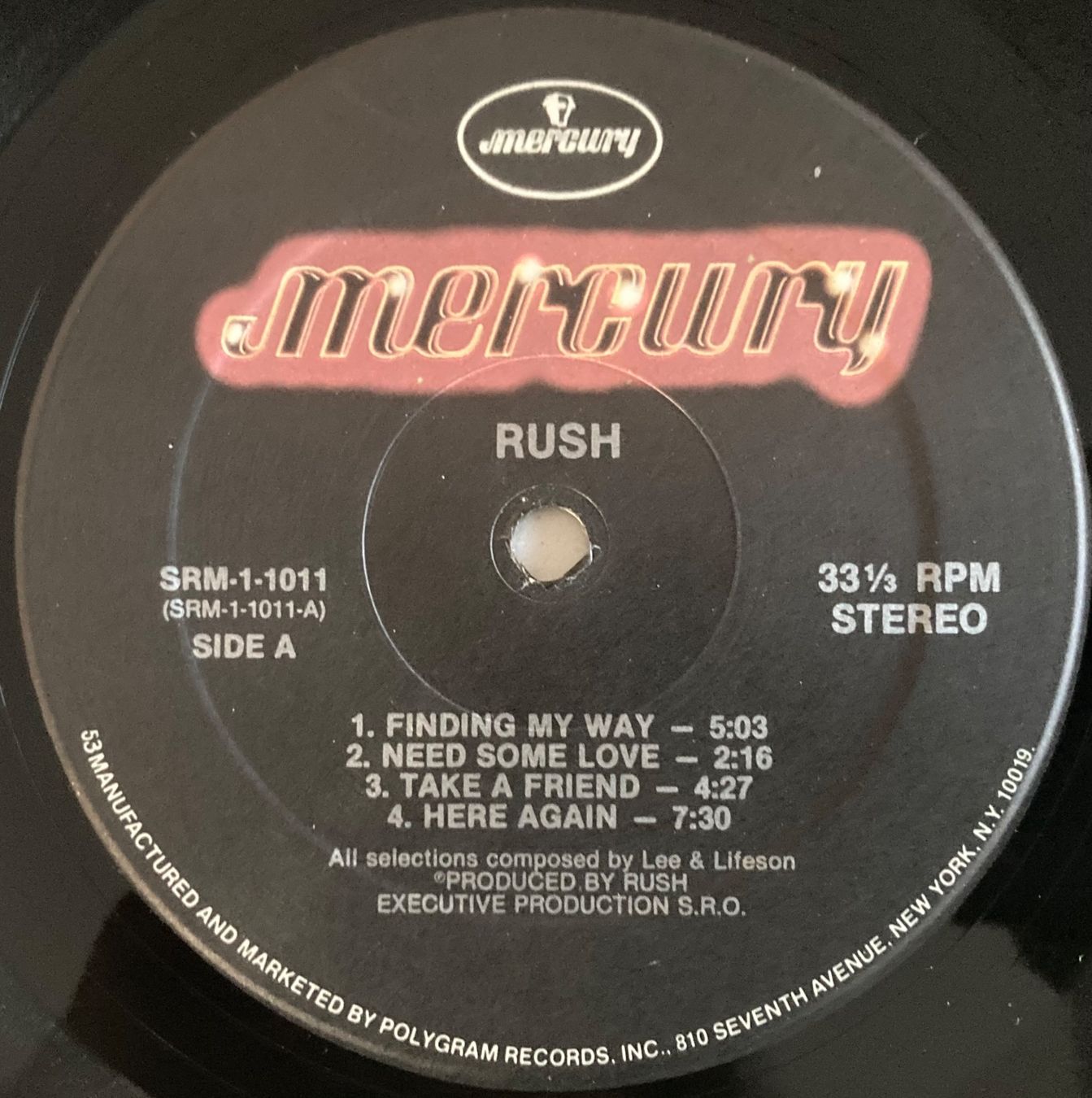 Vinyles: RUSH - RUSH – D'occasion à Poliez-Pittet par Newtown-Records 2