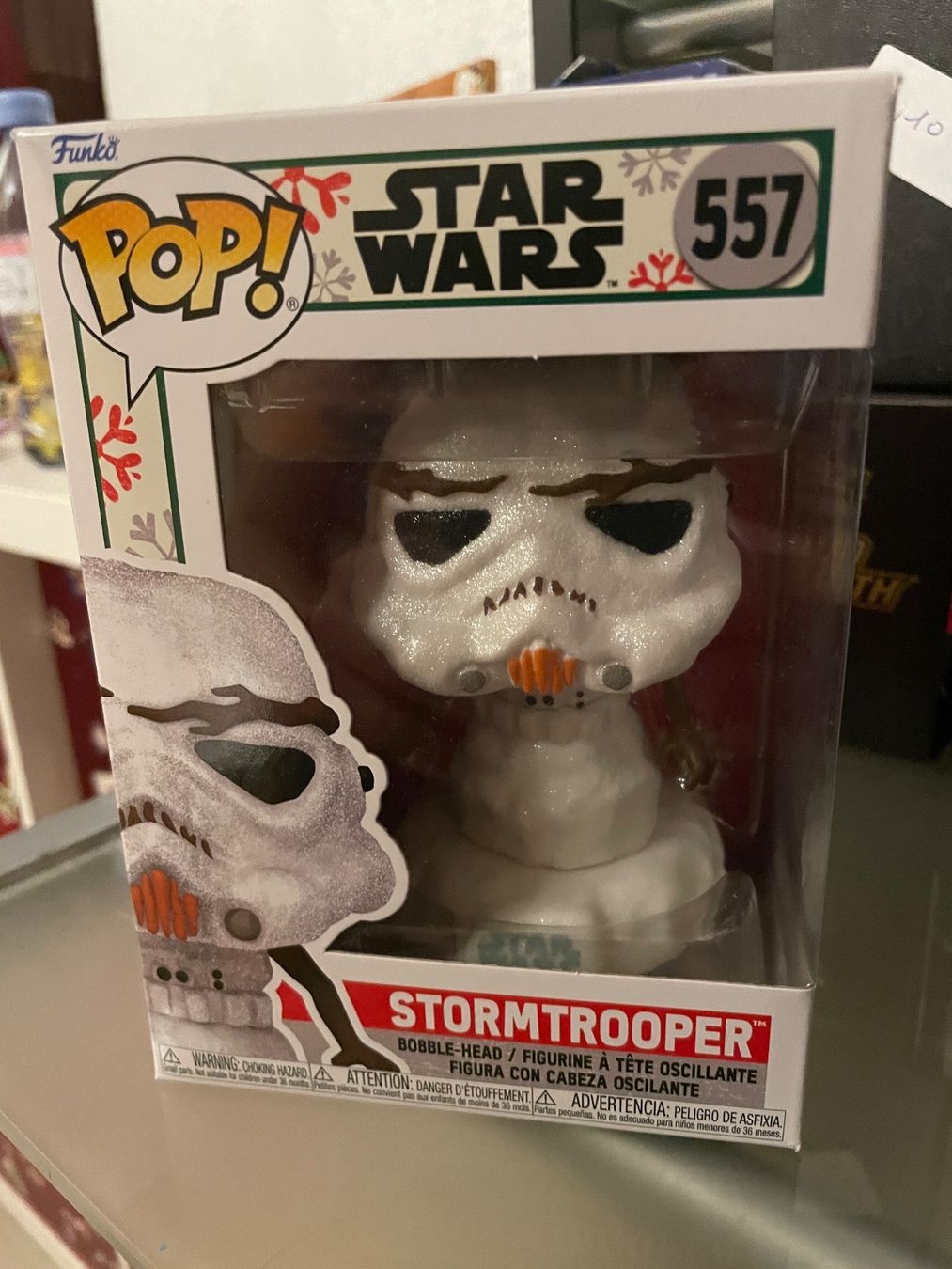 Giocattoli: Funko pop star wars 557 stormtrooper – Nuovo e nell'imballaggio originale da Bellelay venduto da tif_xh6r