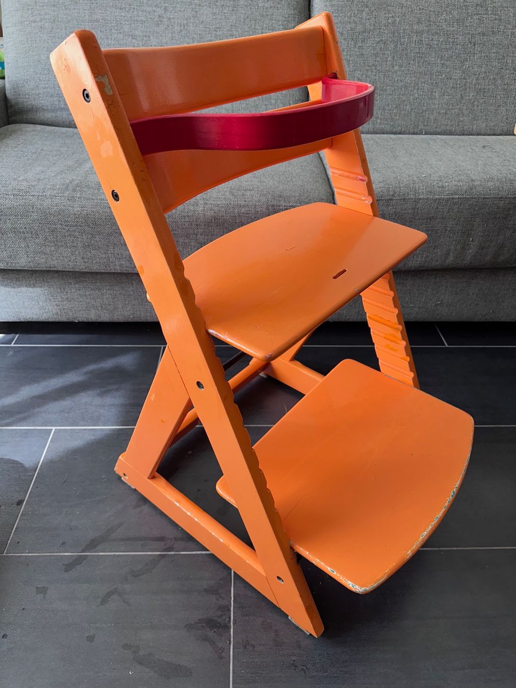 Seggioloni: Tripp Trapp orange – Usato da Cham venduto da Maezeric 1