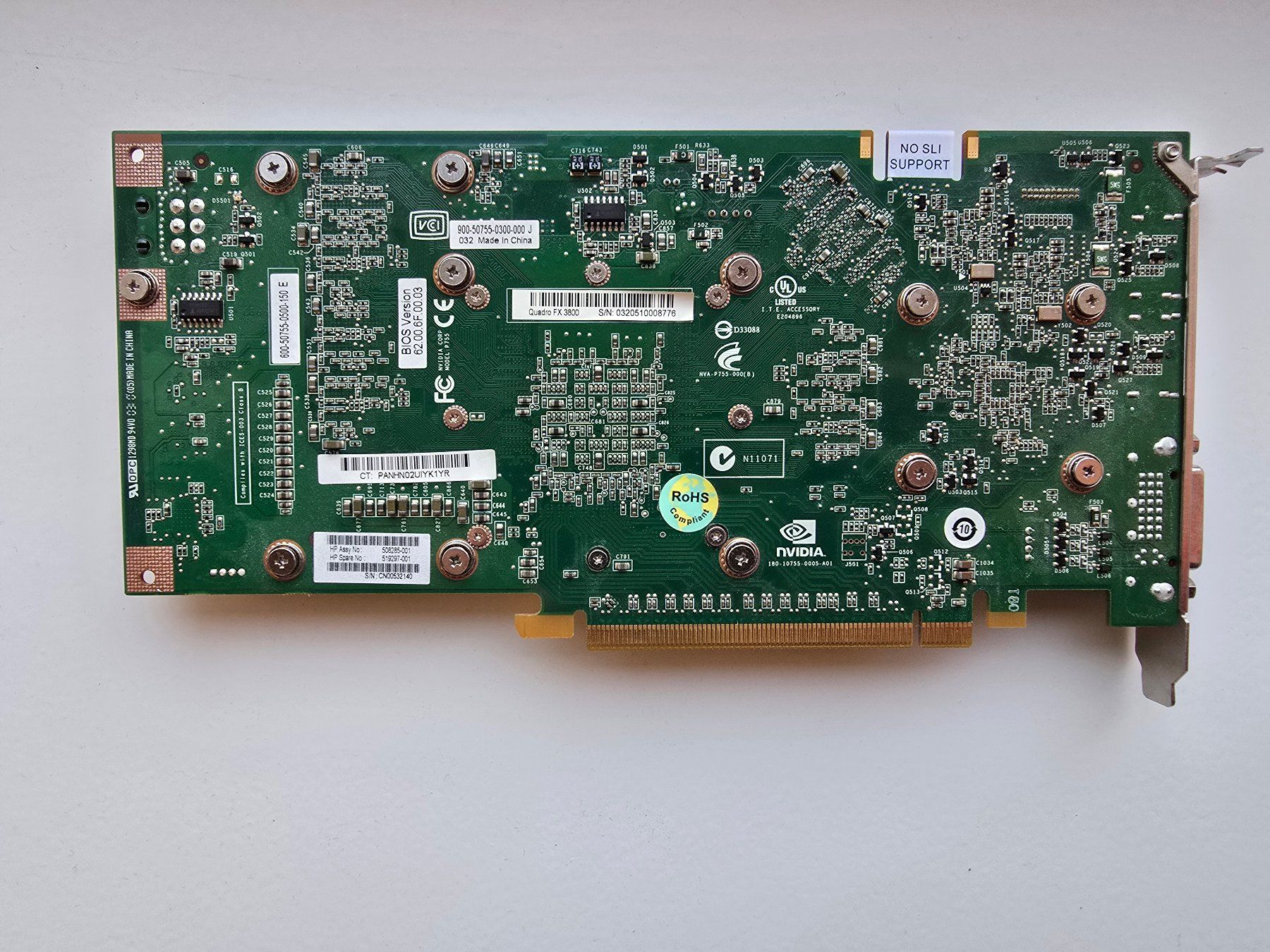 Nvidia Schede grafiche: NVIDIA Quadro FX 3800 – Usato da Herisau venduto da bb1950328 2