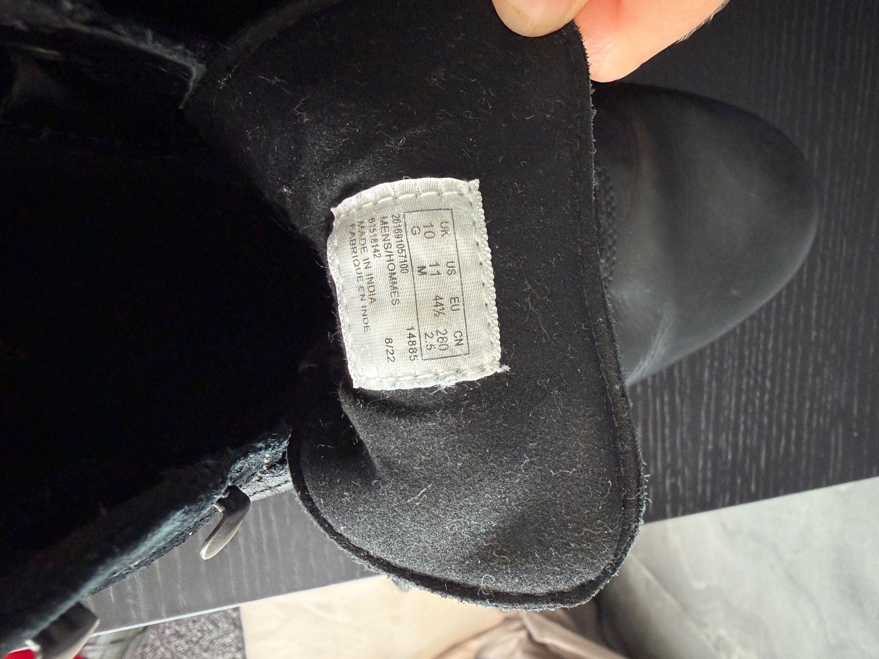 Clarks Chaussures hommes: Winterschuhe Herren Leder schwarz – D'occasion à Meggen par ns6045 5