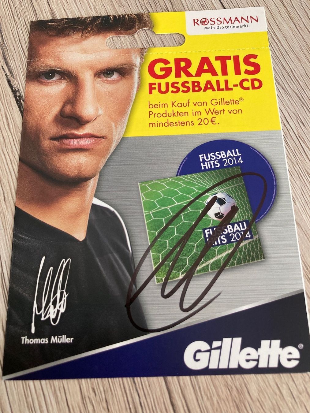 Autografi: Thomas Müller Original Signierte Autogrammkarte – Usato da Naters venduto da juveman