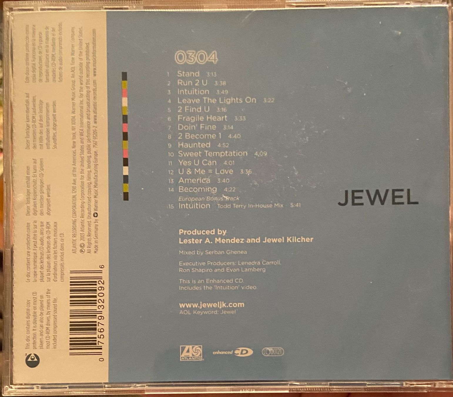 CDs: CD - Jewel - 0304 – D'occasion à Luzern par Lycka 1